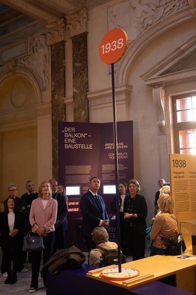 Denkmal 1945/2025. Künstlerische Entwürfe für die Zweite Republik (Haus der Geschichte Österreich, 22.4. - 23.11.2025) Foto: eSeL.at - Lorenz Seidler