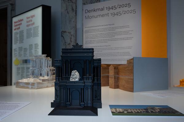 Denkmal 1945/2025. Künstlerische Entwürfe für die Zweite Republik (Haus der Geschichte Österreich, 22.4. - 23.11.2025) Foto: eSeL.at - Lorenz Seidler