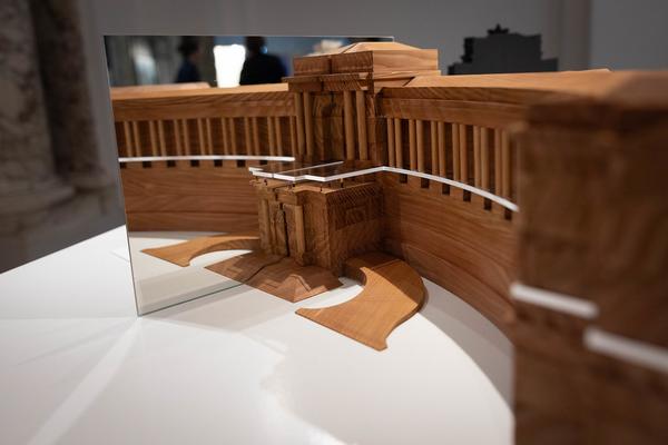 Denkmal 1945/2025. Künstlerische Entwürfe für die Zweite Republik (Haus der Geschichte Österreich, 22.4. - 23.11.2025) Foto: eSeL.at - Lorenz Seidler