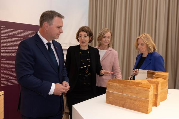 Denkmal 1945/2025. Künstlerische Entwürfe für die Zweite Republik (Haus der Geschichte Österreich, 22.4. - 23.11.2025) Foto: eSeL.at - Lorenz Seidler