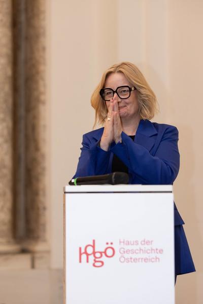 Denkmal 1945/2025. Künstlerische Entwürfe für die Zweite Republik (Haus der Geschichte Österreich, 22.4. - 23.11.2025) Foto: eSeL.at - Lorenz Seidler
