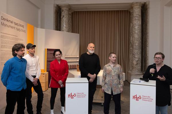Denkmal 1945/2025. Künstlerische Entwürfe für die Zweite Republik (Haus der Geschichte Österreich, 22.4. - 23.11.2025) Foto: eSeL.at - Lorenz Seidler