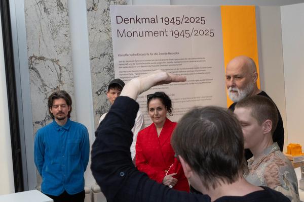 Denkmal 1945/2025. Künstlerische Entwürfe für die Zweite Republik (Haus der Geschichte Österreich, 22.4. - 23.11.2025) Foto: eSeL.at - Lorenz Seidler