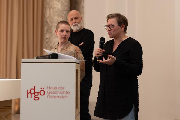 Denkmal 1945/2025. Künstlerische Entwürfe für die Zweite Republik (Haus der Geschichte Österreich, 22.4. - 23.11.2025) Foto: eSeL.at - Lorenz Seidler