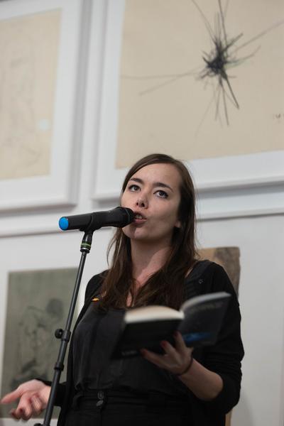DOMerstagabend: Mieze Medusa &amp; Yasmo in einer Spoken Word Performance (Dom Museum Wien, 24.4.2025) Foto: eSeL.at - Lorenz Seidler