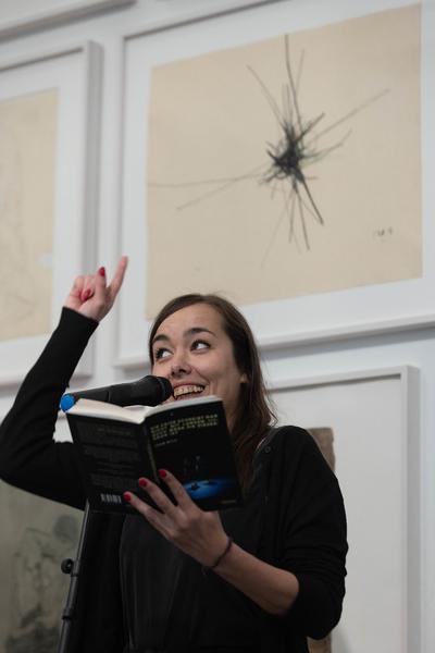DOMerstagabend: Mieze Medusa &amp; Yasmo in einer Spoken Word Performance (Dom Museum Wien, 24.4.2025) Foto: eSeL.at - Lorenz Seidler