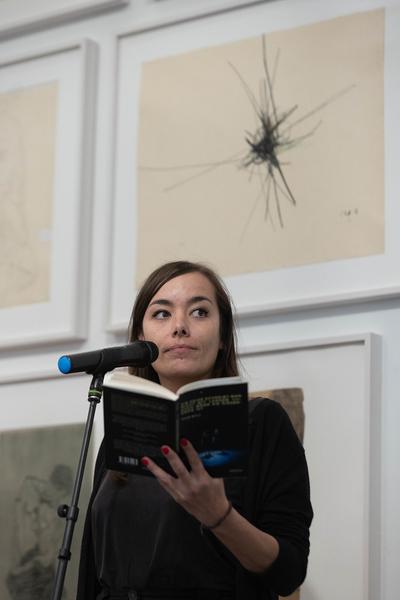 DOMerstagabend: Mieze Medusa &amp; Yasmo in einer Spoken Word Performance (Dom Museum Wien, 24.4.2025) Foto: eSeL.at - Lorenz Seidler