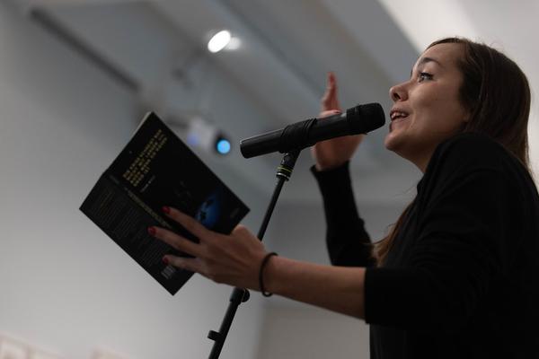 DOMerstagabend: Mieze Medusa &amp; Yasmo in einer Spoken Word Performance (Dom Museum Wien, 24.4.2025) Foto: eSeL.at - Lorenz Seidler