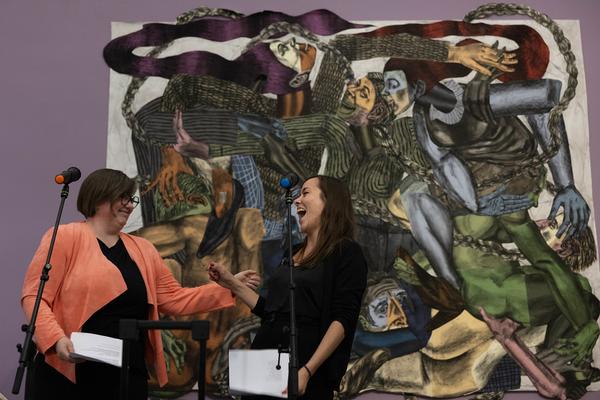 DOMerstagabend: Mieze Medusa &amp; Yasmo in einer Spoken Word Performance (Dom Museum Wien, 24.4.2025) Foto: eSeL.at - Lorenz Seidler