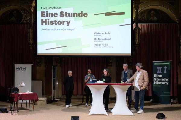 Livepodcast „Eine Stunde History“ - Die letzten Monate des Krieges (Heeresgeschichtliches Museum, 10.04.2025) Foto: eSeL.at - Joanna Pianka