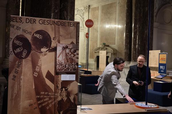 Eröffnung: Es funkt! Österreich zwischen Propaganda und Protest (Haus der Geschichte Österreich, 30.1.2025) Foto: eSeL.at - Lorenz Seidler