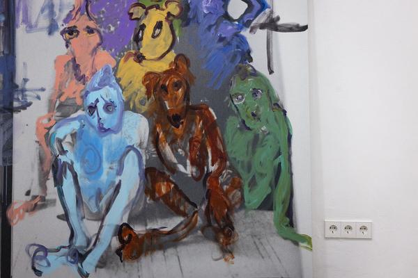 Eva Beresin "Offstage" (Galerie Charim, 17.1. - 8.3.2025)