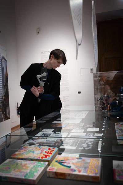 Girl meets Manga. Eine Manga-Biografie aus Tokio (1985–1992) (MAK Kunstblättersaal, 2.4. - 17.8.2025) Foto: eSeL.at - Lorenz Seidler