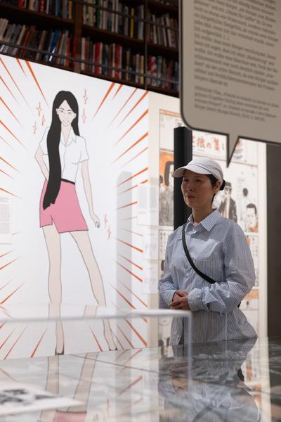 Girl meets Manga. Eine Manga-Biografie aus Tokio (1985–1992) (MAK Kunstblättersaal, 2.4. - 17.8.2025) Foto: eSeL.at - Lorenz Seidler