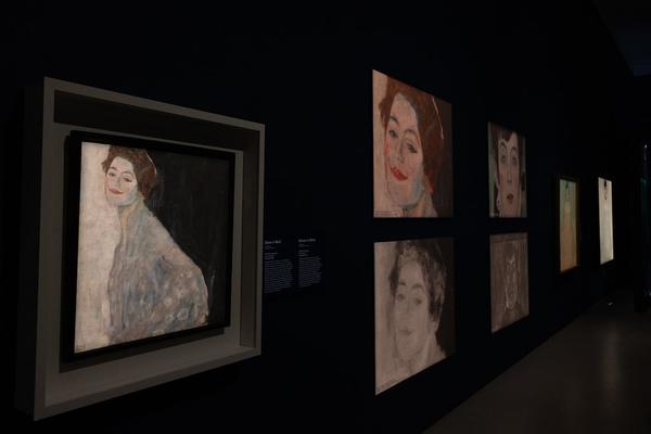 Gustav Klimt ‒ Pigment &amp; Pixel (Unteres Belvedere, 19.2. - 7.9.2025) Foto: eSeL.at - Lorenz Seidler
