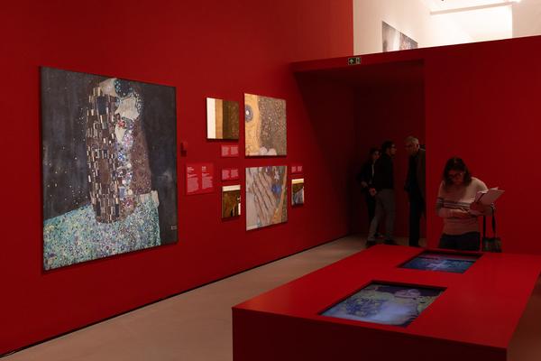 Gustav Klimt ‒ Pigment &amp; Pixel (Unteres Belvedere, 19.2. - 7.9.2025) Foto: eSeL.at - Lorenz Seidler