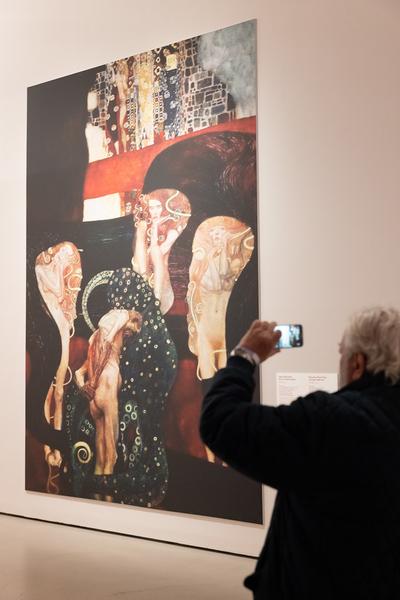Gustav Klimt ‒ Pigment &amp; Pixel (Unteres Belvedere, 19.2. - 7.9.2025) Foto: eSeL.at - Lorenz Seidler