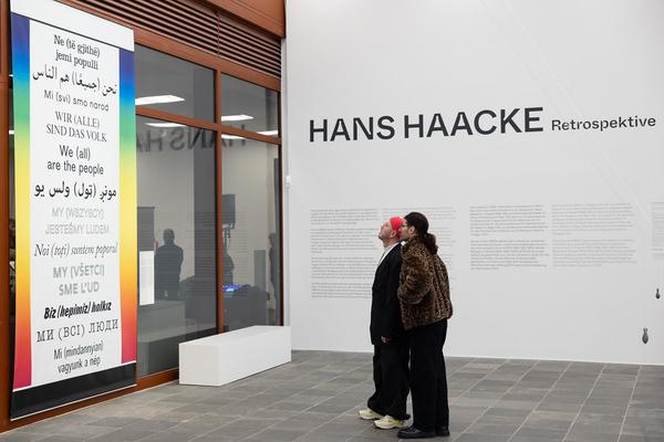 Hans Haacke (Belvedere 21, 1.3. - 9.6.2025) Foto: eSeL.at - Lorenz Seidler