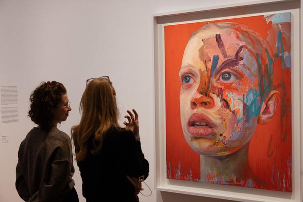 Jenny Saville &quot;Gaze&quot; (Albertina, 21.3. - 29.6.2025) Foto: eSeL.at - Lorenz Seidler