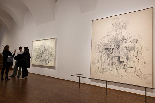 Jenny Saville &quot;Gaze&quot; (Albertina, 21.3. - 29.6.2025) Foto: eSeL.at - Lorenz Seidler