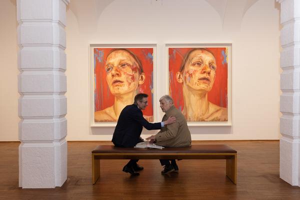 Jenny Saville &quot;Gaze&quot; (Albertina, 21.3. - 29.6.2025) Foto: eSeL.at - Lorenz Seidler