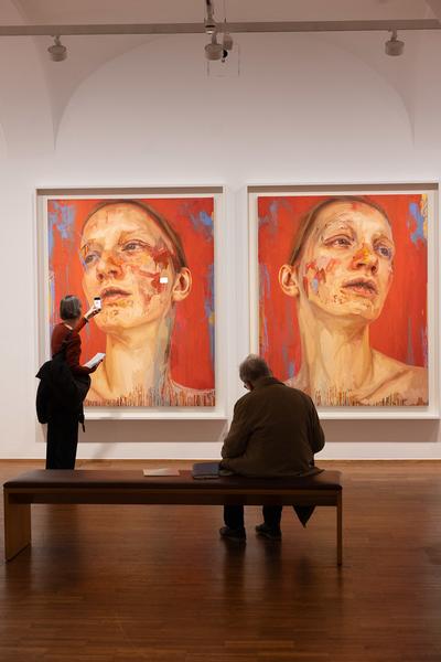 Jenny Saville "Gaze" (Albertina, 21.3. - 29.6.2025) Foto: eSeL.at - Lorenz Seidler