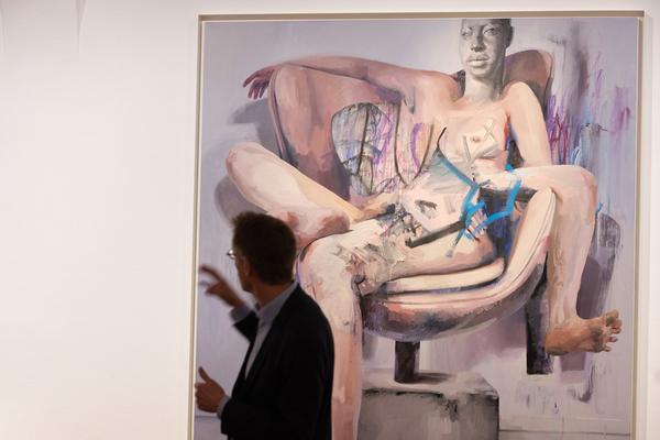 Jenny Saville "Gaze" (Albertina, 21.3. - 29.6.2025) Foto: eSeL.at - Lorenz Seidler
