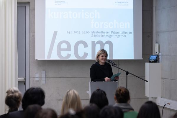 /ecm- Masterthesen--Präsentationen 2025 (Vordere Zollamtsstraße, 24.1.2025) Foto: eSeL.at - Lorenz Seidler