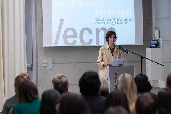 /ecm- Masterthesen--Präsentationen 2025 (Vordere Zollamtsstraße, 24.1.2025) Foto: eSeL.at - Lorenz Seidler