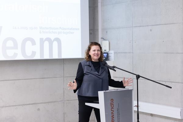 /ecm- Masterthesen--Präsentationen 2025 (Vordere Zollamtsstraße, 24.1.2025) Foto: eSeL.at - Lorenz Seidler
