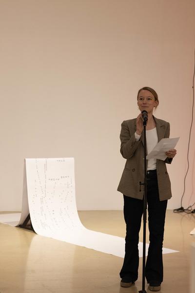 "Leakage, Breaching, Motley Tongues" PhD-in-Practice Program Akbild (Kunstraum Niederösterreich,  8.5. - 17.5.2025) Foto: eSeL.at - Lorenz Seidler