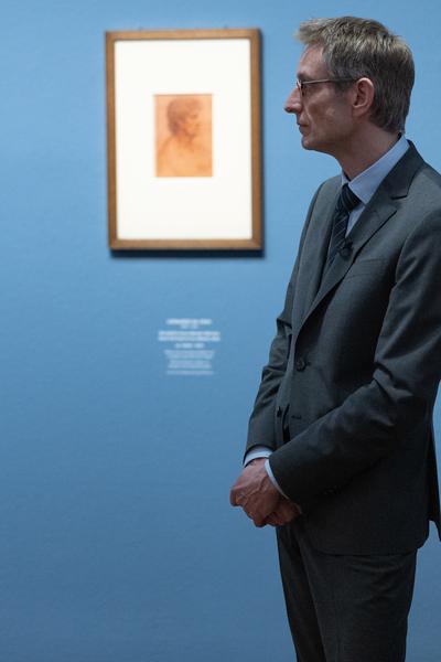 Leonardo – Dürer. Meisterzeichnungen der Renaissance auf farbigem Grund (7.3. - 9.6.2025) Foto: eSeL.at - Lorenz Seidler