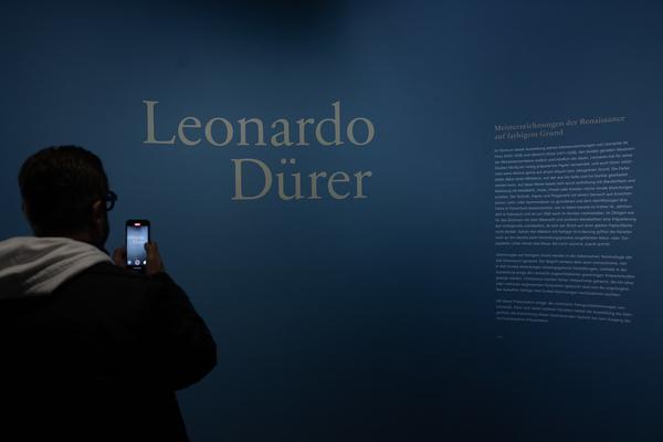 Leonardo – Dürer. Meisterzeichnungen der Renaissance auf farbigem Grund (7.3. - 9.6.2025) Foto: eSeL.at - Lorenz Seidler