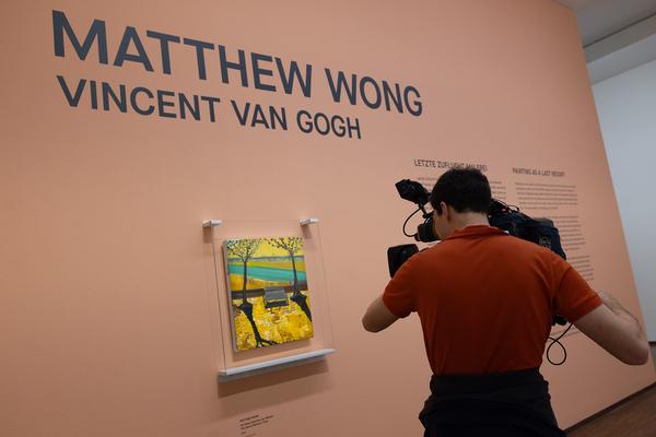 Matthew Wong – Vincent van Gogh &quot;Letzte Zuflucht Malerei&quot; (Albertina, 14.2. - 19.6.2025) Foto: eSeL.at - Lorenz Seidler