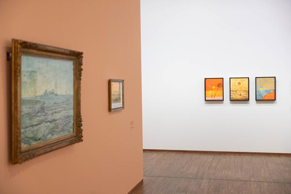 Matthew Wong – Vincent van Gogh &quot;Letzte Zuflucht Malerei&quot; (Albertina, 14.2. - 19.6.2025) Foto: eSeL.at - Lorenz Seidler
