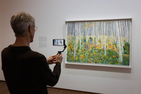 Matthew Wong – Vincent van Gogh &quot;Letzte Zuflucht Malerei&quot; (Albertina, 14.2. - 19.6.2025) Foto: eSeL.at - Lorenz Seidler