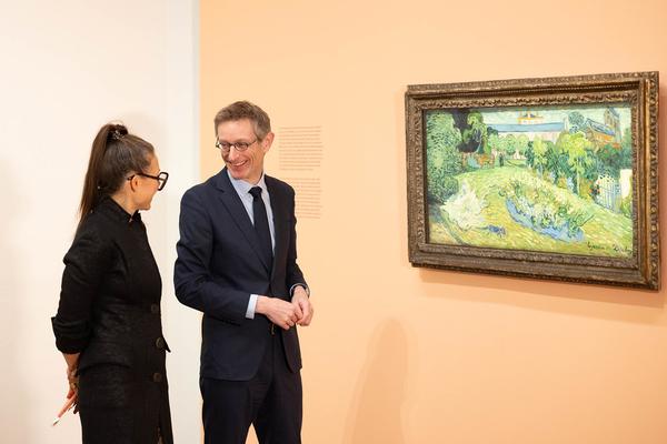 Matthew Wong – Vincent van Gogh "Letzte Zuflucht Malerei" (Albertina, 14.2. - 19.6.2025) Foto: eSeL.at - Lorenz Seidler