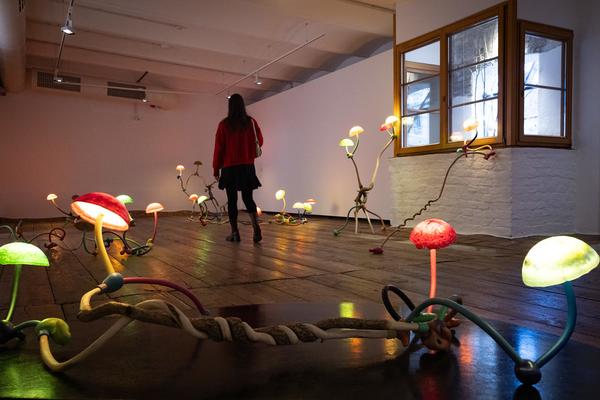 Mika Rottenberg "Antimatter Factory" (Kunst Haus Wien - Museum Hundertwasser, 27.2.-10.8.25) Foto: eSeL.at - Lorenz Seidler