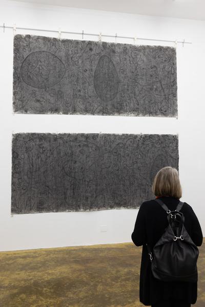 Nitsch &amp; Georg Bernsteiner &quot;Der zweite Teil der Nacht&quot; (Nitsch Foundation, 13.1. - 14.3.2025) Foto: eSeL.at - Lorenz Seidler