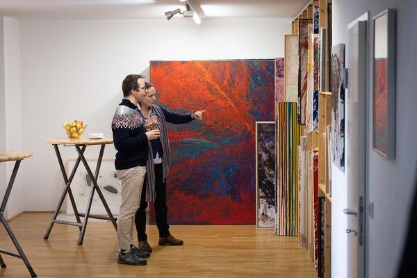 Nitsch &amp; Georg Bernsteiner &quot;Der zweite Teil der Nacht&quot; (Nitsch Foundation, 13.1. - 14.3.2025) Foto: eSeL.at - Lorenz Seidler