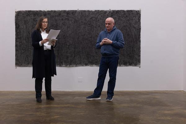 Nitsch &amp; Georg Bernsteiner &quot;Der zweite Teil der Nacht&quot; (Nitsch Foundation, 13.1. - 14.3.2025) Foto: eSeL.at - Lorenz Seidler