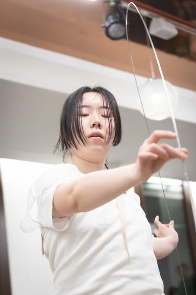 Yi-Um (June Hwajung, So Young Park, Sunggu Hong) mit Seung-Yeon Jung &amp; Yewon Park &quot;Blinking Echoes&quot; @ Performing the Line (Belvedere 21, 20.2.2025) Foto: eSeL.at - Lorenz Seidler