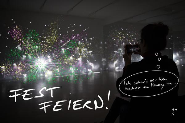eSeL Postkarte: 30 Jahre Kunsthalle Krems "Fest feiern" (Axel Hütte, 2018), 2025 Foto: eSeL.at - Lorenz Seidler