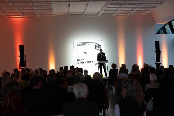 Eröffnung Susan Rothenberg (Kunsthalle Krems, 5.4. - 2.11.2025) Foto: eSeL.at - Lorenz Seidler