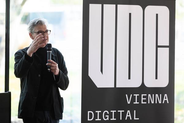 Vienna Digital Cultures Festival - Pressekonferrenz (Kunsthalle Wien Karlsplatz, 9.4.2025) Foto: eSeL.at - Lorenz Seidler