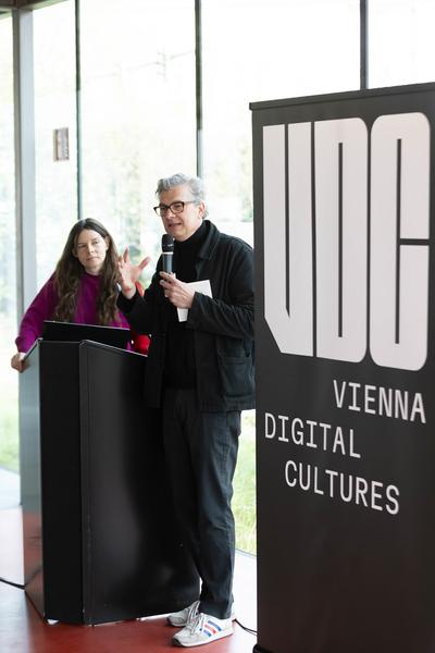 Vienna Digital Cultures Festival - Pressekonferrenz (Kunsthalle Wien Karlsplatz, 9.4.2025) Foto: eSeL.at - Lorenz Seidler