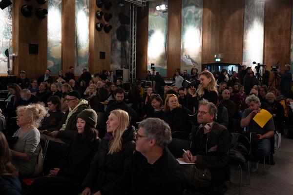 Wiener Festwochen Pressekonferenz: Republik der Liebe - &quot;V is for loVe&quot; (Funkhaus, 1.3.2025) Foto: eSeL.at - Lorenz Seidler