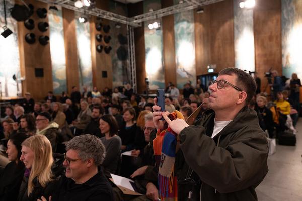 Wiener Festwochen Pressekonferenz: Republik der Liebe - &quot;V is for loVe&quot; (Funkhaus, 1.3.2025) Foto: eSeL.at - Lorenz Seidler