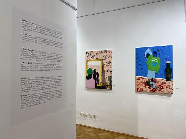 AG 18 Gallery: Johnson Ocheja, Adesola Yusuf und Damilola Opedun - Beauty and the Beholder (23.2. - 26.3.2022) Foto: eSeL.at - Zhameli Khairli