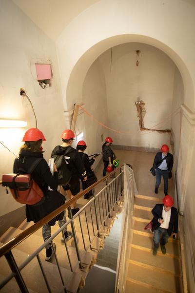 Akademie der Bildenden Künste Wien: Baustellenrundgang Schillerplatz (27.4.2020) http://www.akbild.ac.at ] | Foto: eSeL Foto: eSeL.at - Lorenz Seidler